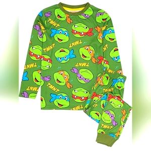 Teenage Mutant Ninja Turtles Kids Pyjamas Boys T-Shirt Trousers Pjs sz 8-9